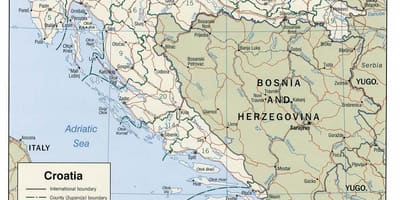 Харвацкіх партоў карце