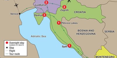 Карта опатии Харватыя