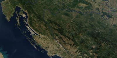 Карта спадарожнік Харватыя 