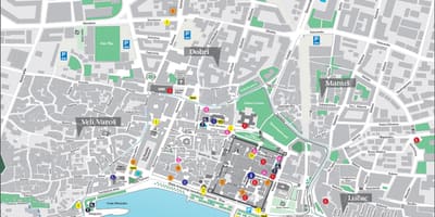 Карта Харватыі спліт