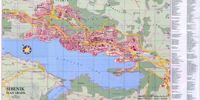 Карта шибеник Харватыя